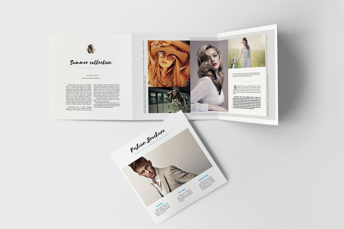 Fashion Square Brochure, a Brochure Template by Kahuna Design (Photo 1 of 4)