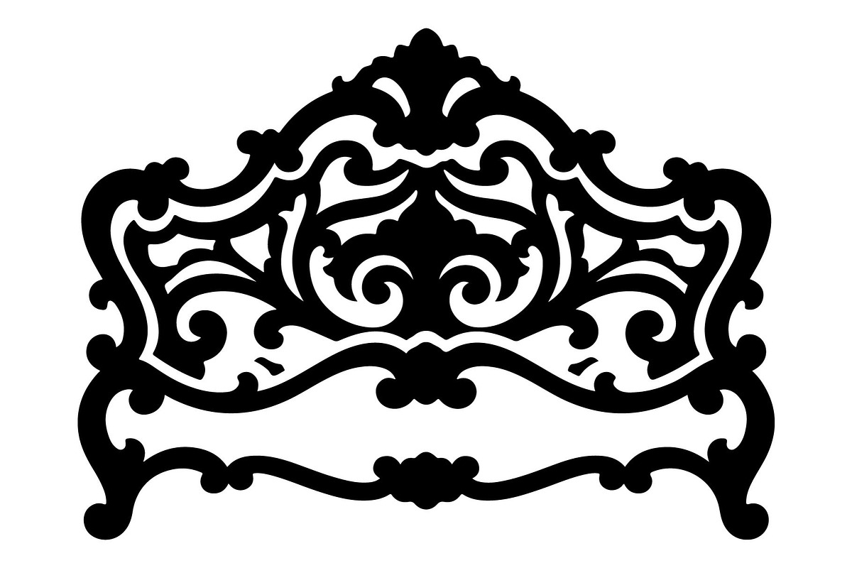 Luxury Ornamental Headboard, an Object Graphic by hafijul (Photo 3 of 4)