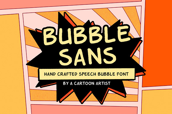 Bubble Sans - Comic Book Font preview 8