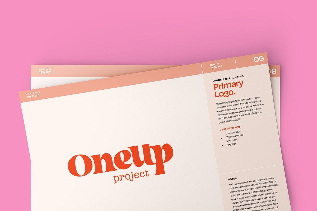 Brand Proposal: Bright & Bold, a Branding & Logo Template by pinkponycreative (Photo 2 of 5)