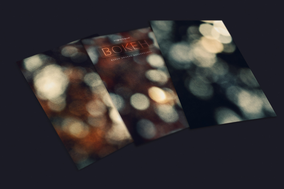 15 Bokeh Grunge Backgrounds V1 preview 2