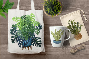 HousePlants Watercolor Set