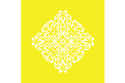 Damask graphic ornament. Floral, an Illustration by RODINA (Thumbnail 1 of 3)