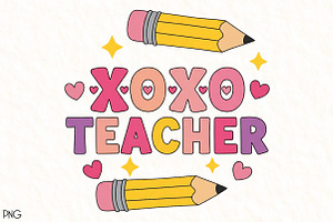 Xaxo Teacher Sublimation, an Illustration by Black Bird Studio