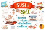 Sushi banners, a Graphic by Cattleya (Thumbnail 1 of 3)