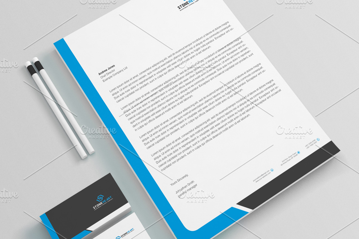 Corporate Stationery Pack, a Stationery Template by BettyDesign (Photo 6 of 10)