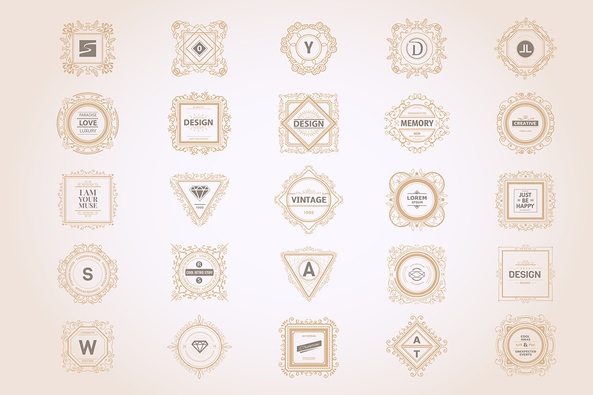 Collection of vintage patterns, an Invitation Template by Luba Vega (Photo 4 of 4)