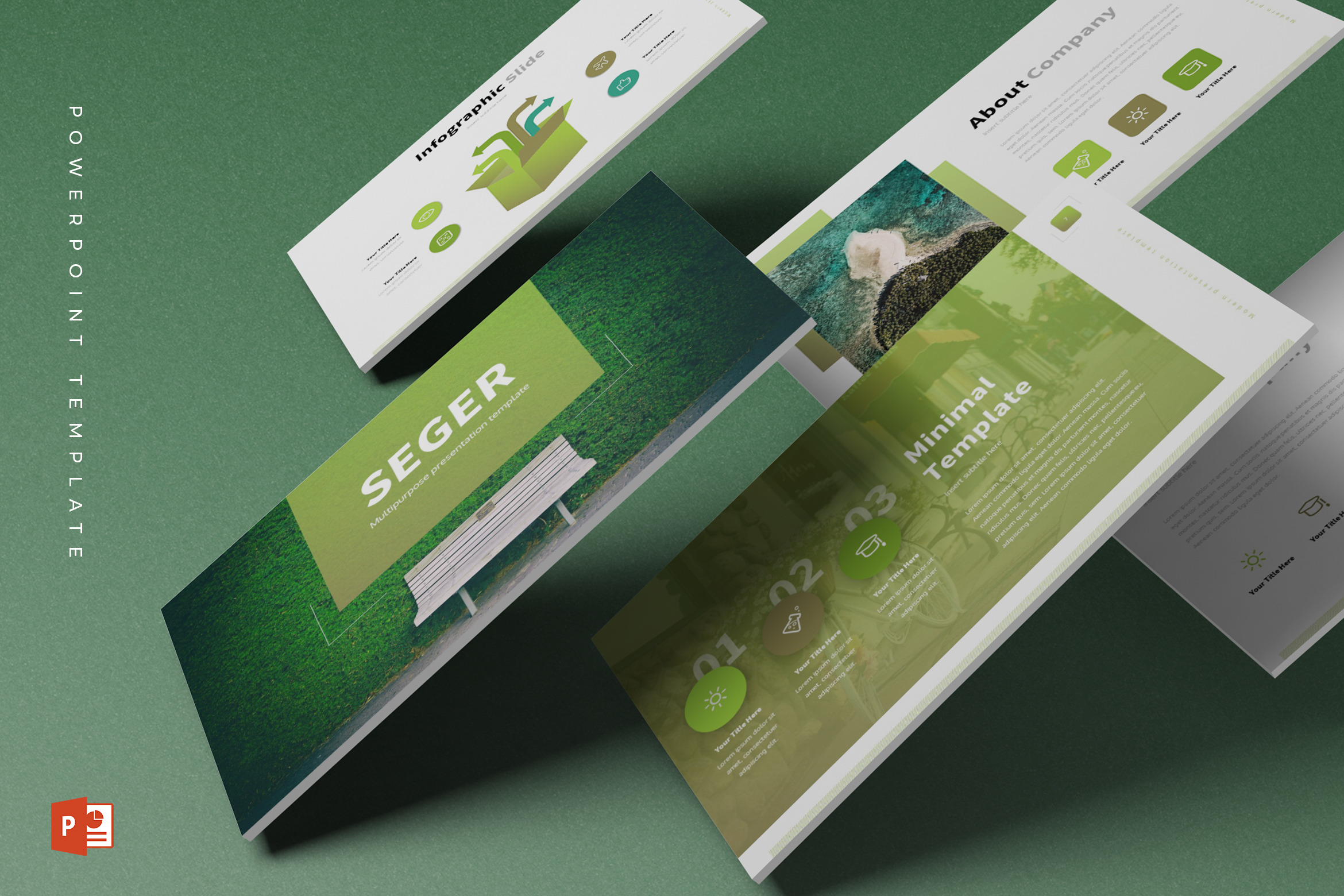 Seger - Powerpoint Template, a Presentation Template by AQR Studio