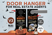Halloween Real Estate Door Hanger, a Marketing Template by CreativeVinesStore (Thumbnail 1 of 4)