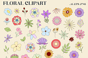 Retro Flower Power Bundle, an Object Graphic by Sofico (Thumbnail 6 of 23)