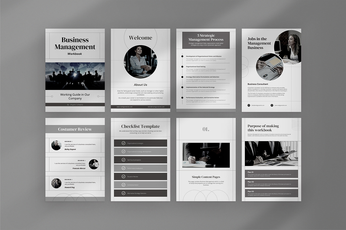 Luxury Workbook Canva Template, a Magazine Template by Brandearth RRGraph (Photo 7 of 11)