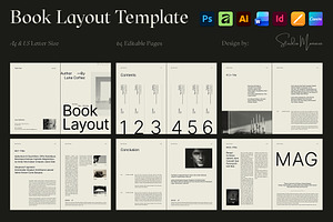 Editorial Magazine & Book Layout, a Magazine Template by Studio Monova