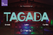 HU Tagada / 20% OFF, a Sans Serif Font by heummdesign (Thumbnail 1 of 6)
