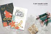 Classic Christmas. Clipart set, a Decorative Illustration by Dinkoobraz (Thumbnail 5 of 11)