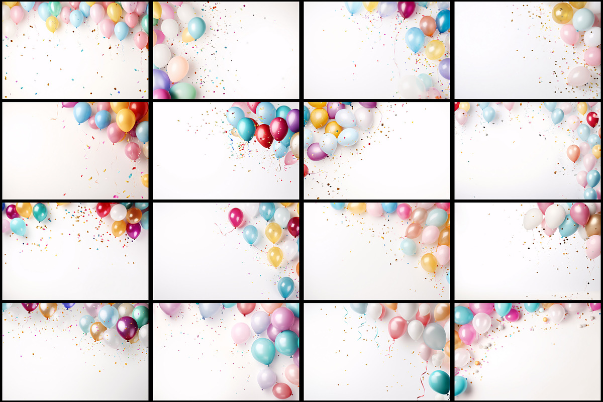 Balloons Border Background, a Background Graphic by Forhadx5 (Photo 8 of 9)