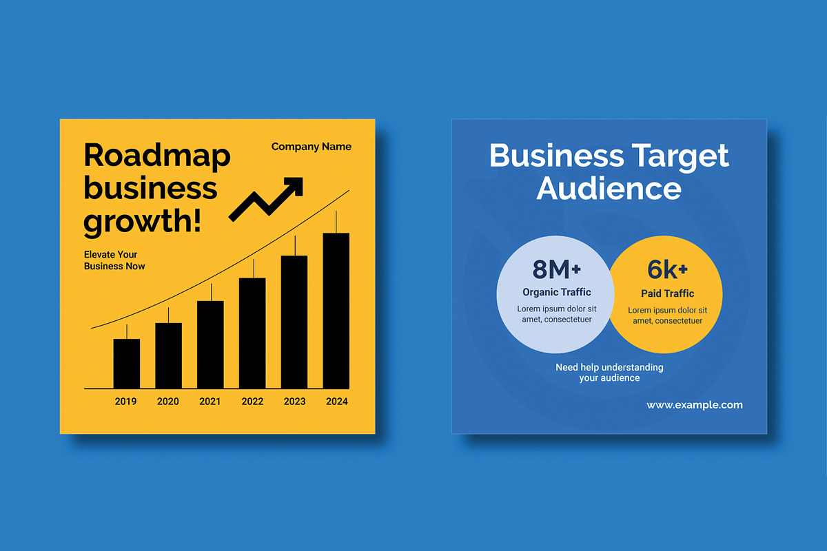 Business Tips and Marketing Advice, a Social Media Template by MightyDesign (Photo 3 of 8)