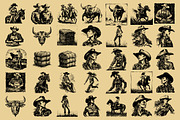 Western Cowboy and Cowgirl, an Illustration by Nocturnal Wolf (Thumbnail 10 of 16)