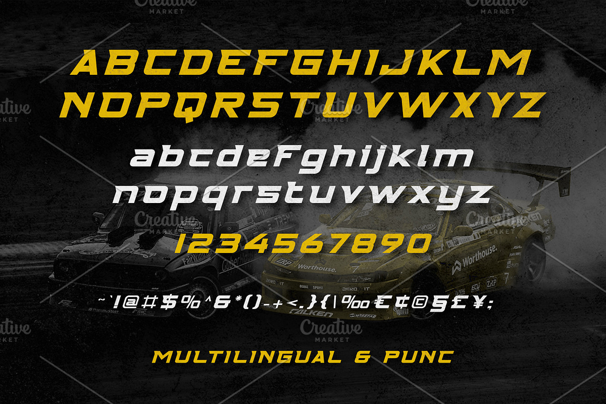 Fast Area - Sport Racing Font, a Sans Serif Font by StoricType (Photo 4 of 16)