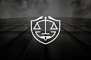 Minimalist Law Firm Shield Logo, a Branding & Logo Template by Luxury Logos (Thumbnail 2 of 4)