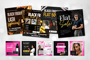 Black Friday Flyer Canva Template, a Social Media Template by Snapybiz (Thumbnail 2 of 8)