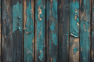 Teal and brown weathered wooden plan, a Photo by Pixeness Studio