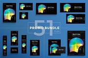 Black Friday Template Bundle Sale, a Marketing Template by Amber Graphics (Thumbnail 5 of 11)