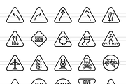 166 Signs & Symbols Line Icons, an Outline Icon by IconBunny (Thumbnail 2 of 6)