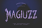 Magiuzz Decorative Display Font, a Handwritten Font by Maulana Creative (Thumbnail 1 of 7)