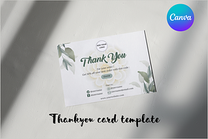 Thankyou Card Template - Canva
