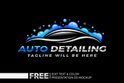 Auto Detailing Logo, Car Wash Logo, a Branding & Logo Template by Nahid Hasan Nilim (Thumbnail 1 of 6)
