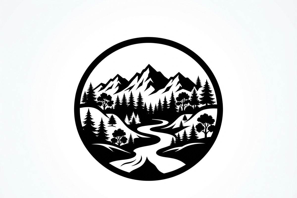 60 Eco Globe Landscape Silhouette, a Technology Illustration by Amazin_art (Photo 23 of 49)