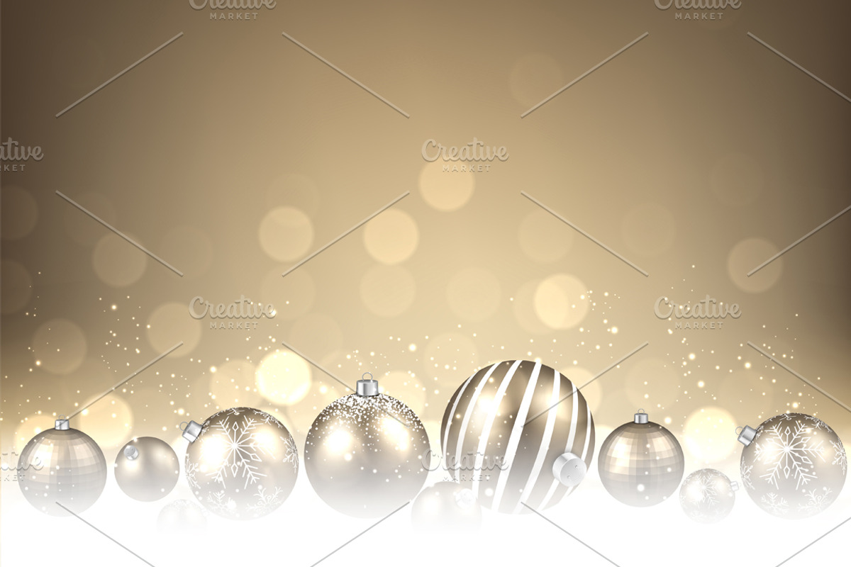 Big golden Christmas & New Year set, a Decorative Illustration by Vjom (Photo 16 of 30)