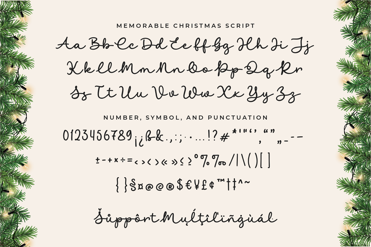 Memorable Christmas Font Duo, a Handwritten Font by Ainun Jinan (Photo 9 of 9)