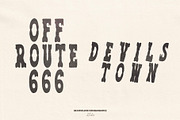Devils Town | Vintage Horror Font, a Handwritten Font by Madeline ODonoghue Design (Thumbnail 7 of 11)