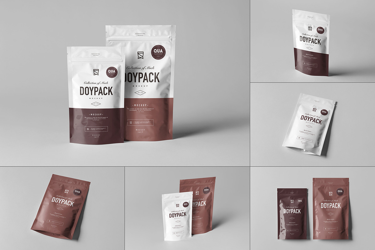 Doypack Mock-up 2, a Cups & Container Mockup by Yogurt86 (Photo 1 of 12)