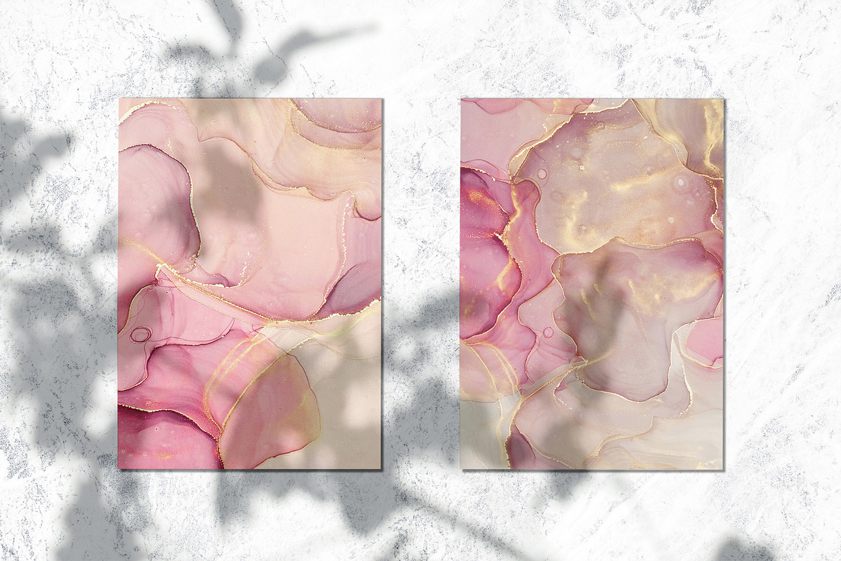 Alcohol ink textures Bundle, a Wallpaper Graphic by Anntuan (Photo 4 of 31)