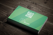 Green Creative Business Card, a Business Card Template by bouncy (Thumbnail 4 of 4)