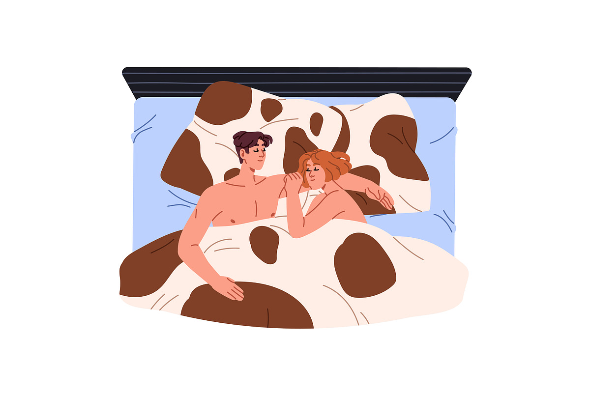 Families, couples sleep together set, a Person Illustration by PaperTrident (Photo 7 of 11)