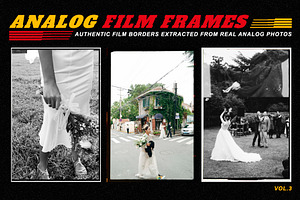 REALISTIC ANALOG FILM FRAME V.3, a Social Media Template by El Oasis Market