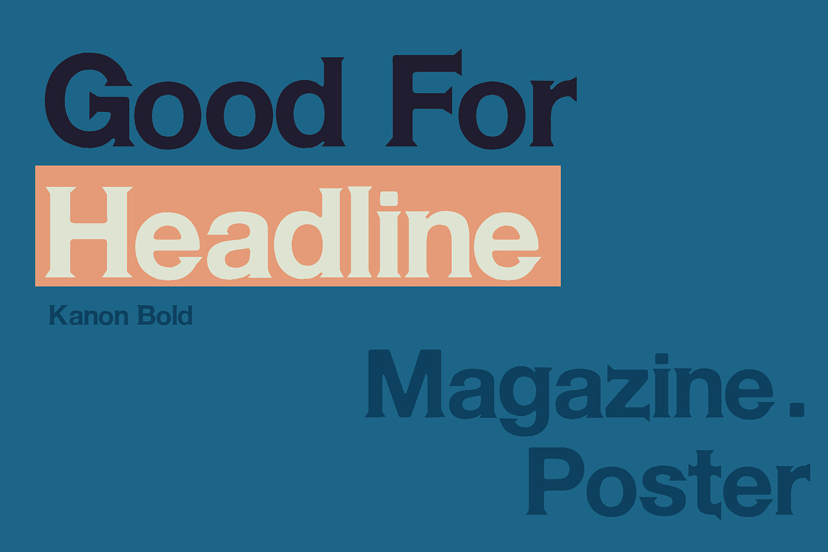 Kanon-Serif Font Family 20% OFF preview 3