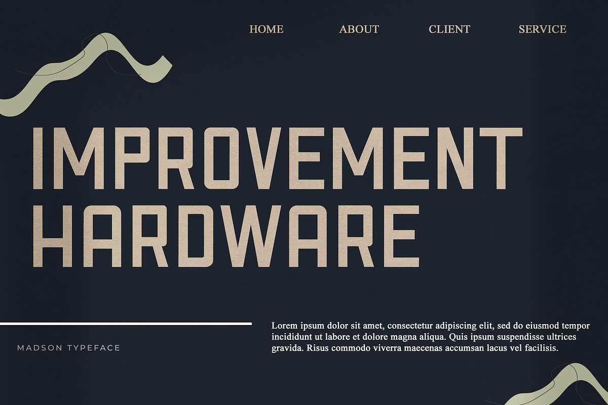 Madson - Masculine modern typeface, a Sans Serif Font by CCS Type (Photo 10 of 16)