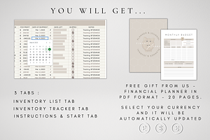 Digital Inventory Tracker Template