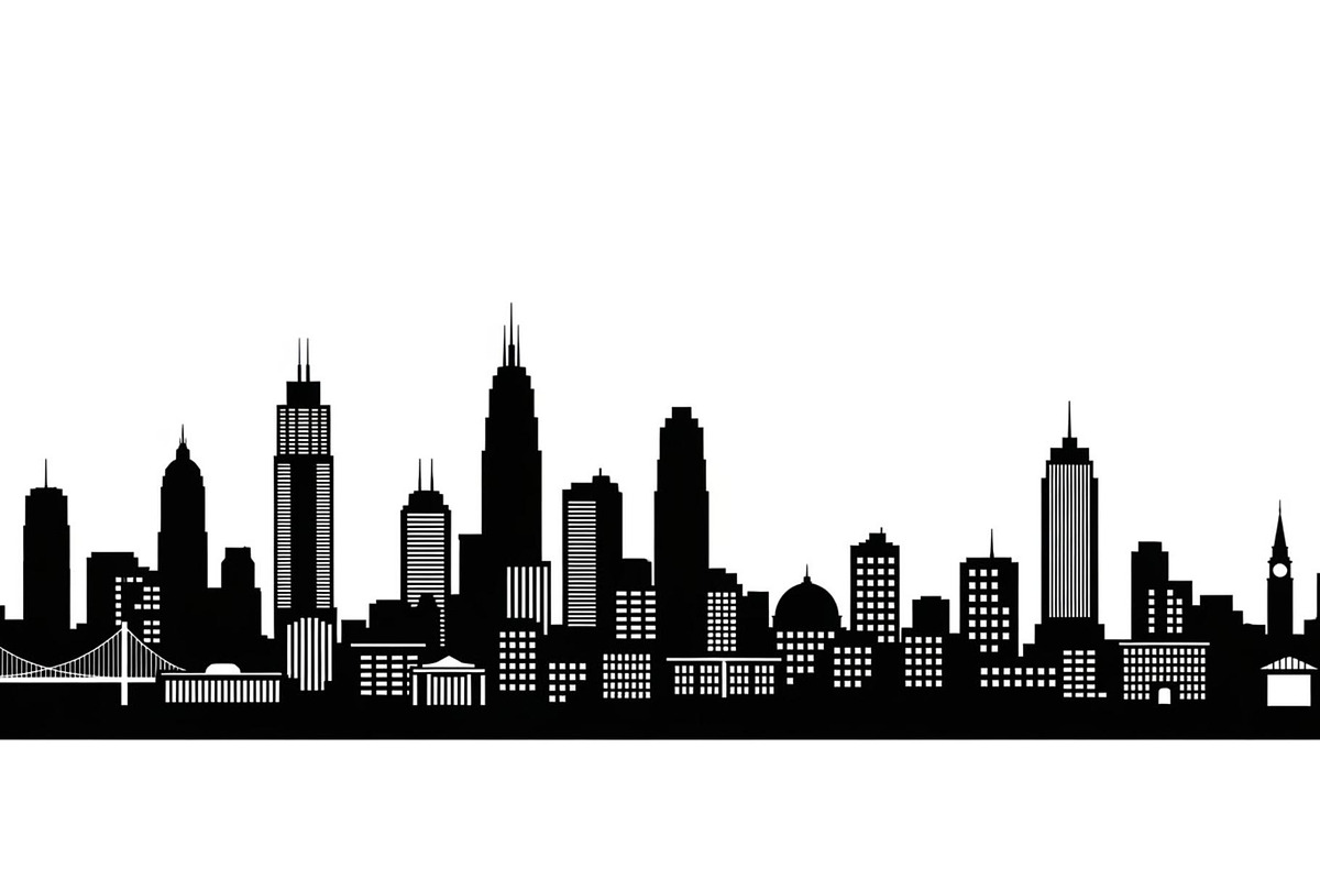 City Skyline Silhouette Bundle, an Illustration by jahid234 (Photo 28 of 41)