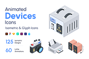 Devices Isometric Icons, a Duotone Icon by Vectors Market (Thumbnail 1 of 16)