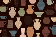 Vector Pottery Ceramics Illustration, an Object Illustration by Gross Illustrations (Thumbnail 6 of 7)