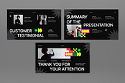Black Pitch Deck Google Slide, a Presentation Template by graphicook (Thumbnail 5 of 5)