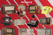Retro Thrillers collage kit, an Object Graphic by Fox's Monday (Thumbnail 24 of 25)