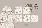 Dreamy Sleeping baby animals, an Animal Illustration by tatiletters (Thumbnail 6 of 13)