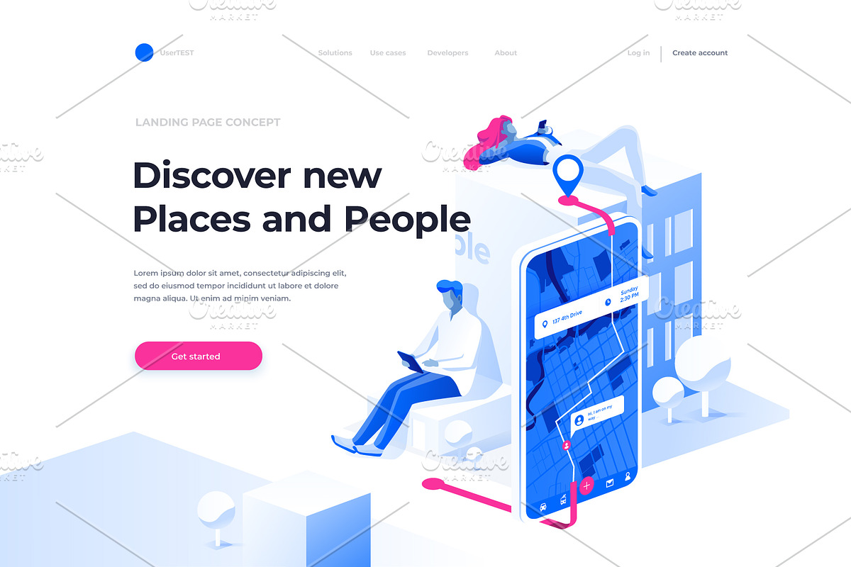Isometric illustration kit - People, a Templates & Theme by Formfrom (Photo 8 of 34)