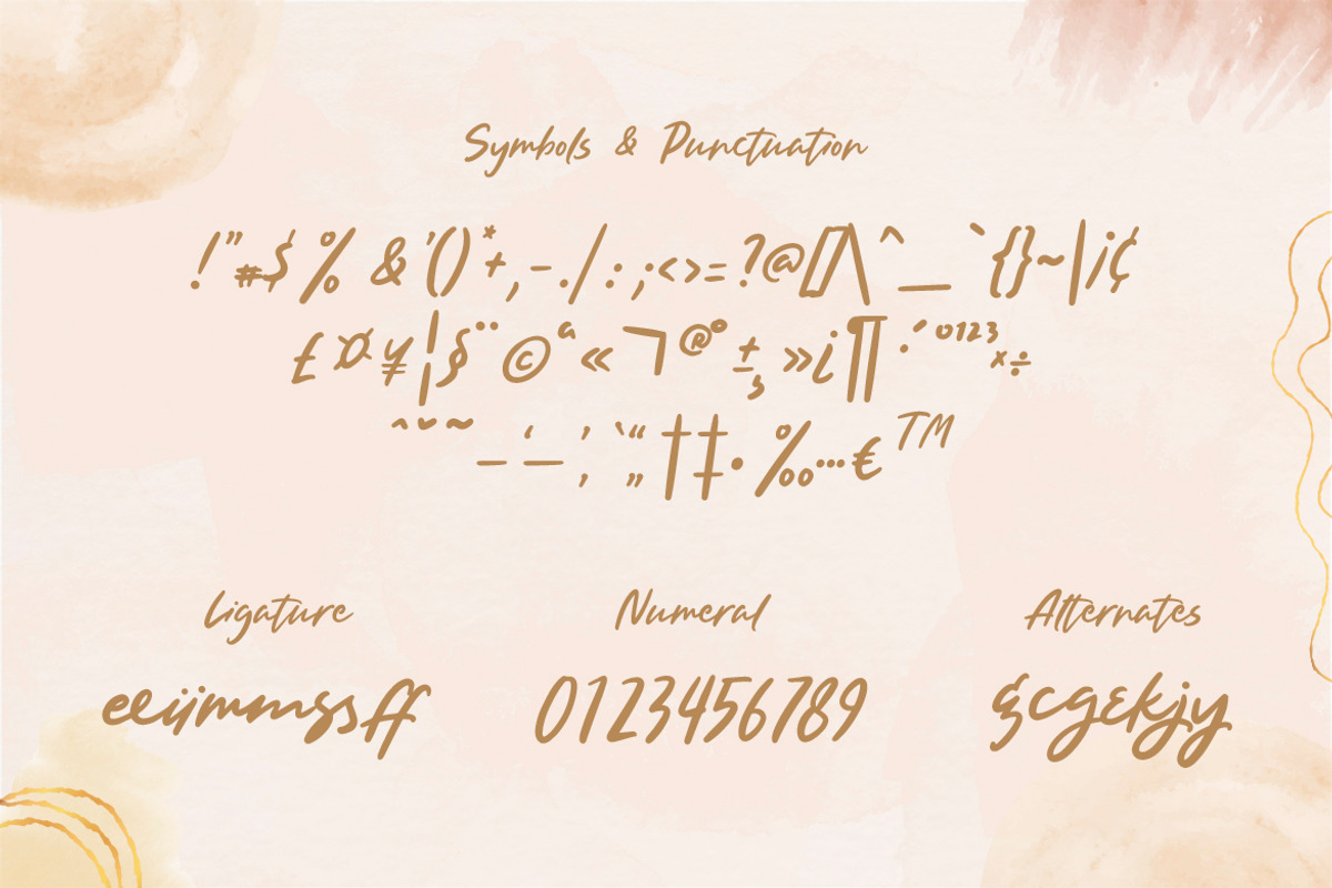 Just For You - Sweet Hand Drawn Font, a Handwritten Font by Typefactoryco (Photo 3 of 10)